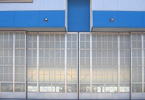 Aircraft Hangar wiht Push-pull hangar door BY-089