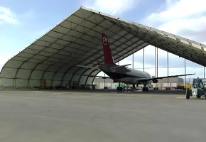 Aircraft Hanger with Curtain Wall  BY-092