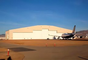 Aircratf Hangar with H beams BY -084