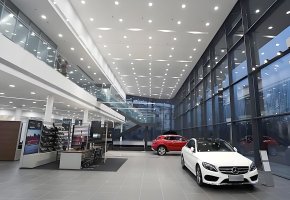 Steel Structure Mercedes-Benz 4S shop BY-104