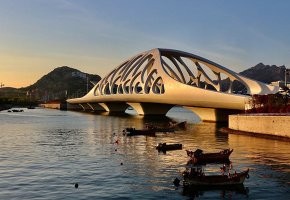 Steel Structure Coral shellfish bridge BY-132